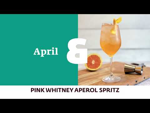 Pink Whitney Aperol Spritz- April Cocktail of the Month