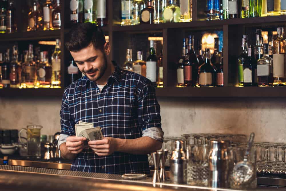 average bartender salary hermosa beach