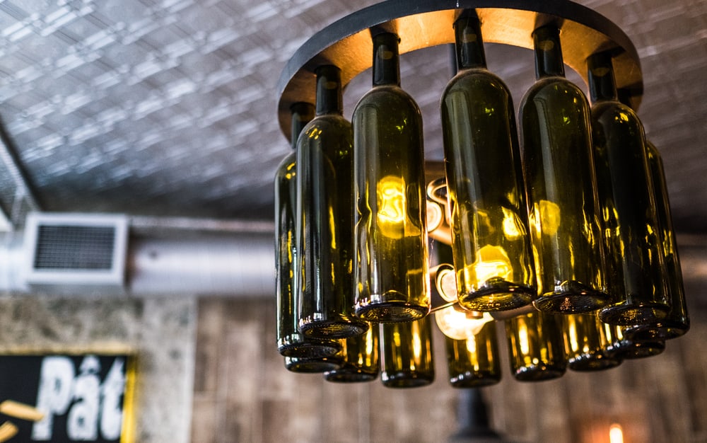 Bottle Chandelier