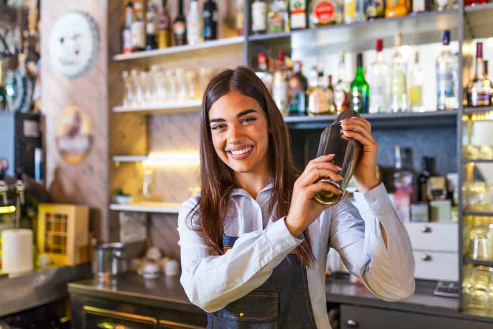 aged bartender