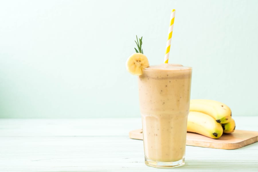 Banana And Milk Smoothie