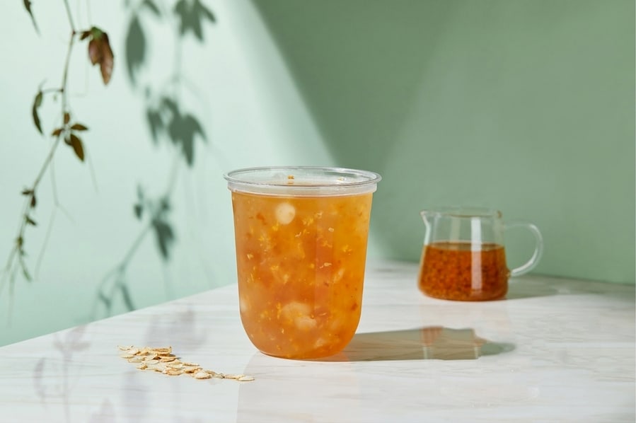 Oolong-Mimosa Ice Tea