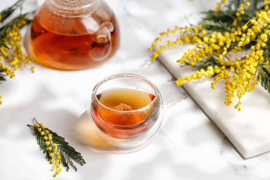 Quick And Easy Mimosa Flower Tea Recipe