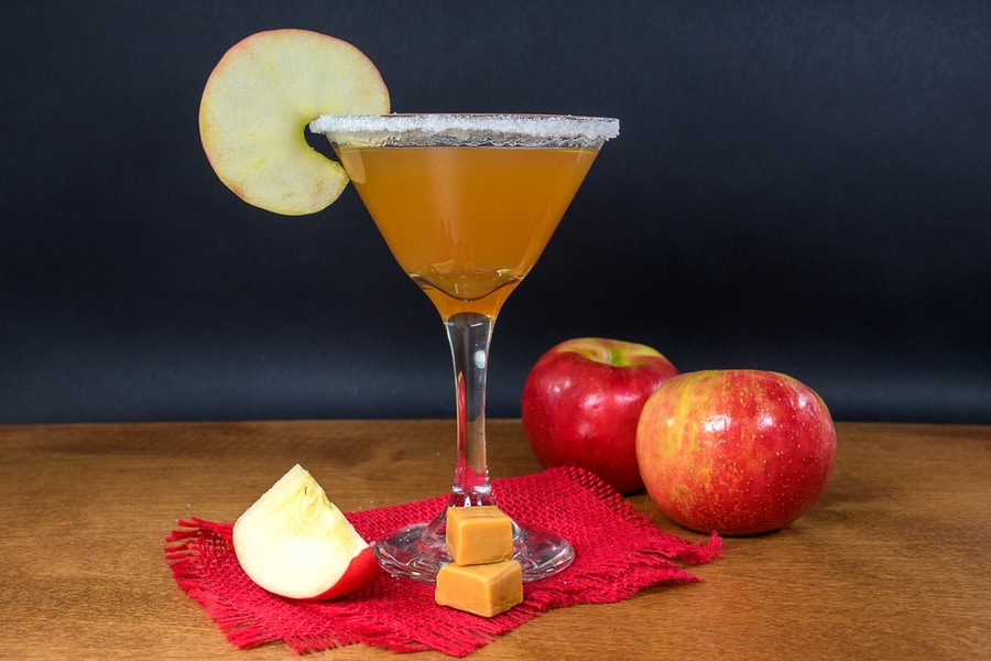 Salted Caramel Apple Martini