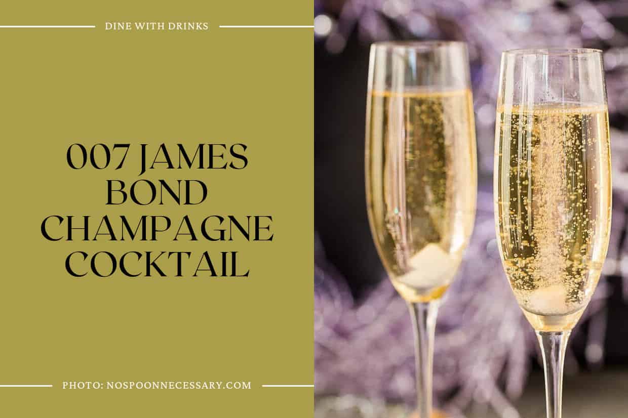 007 James Bond Champagne Cocktail