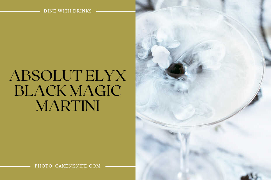 Absolut Elyx Black Magic Martini