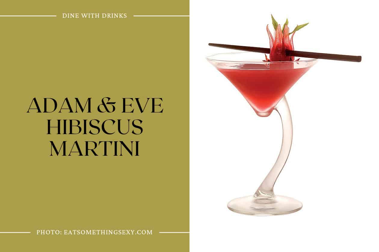 Adam & Eve Hibiscus Martini