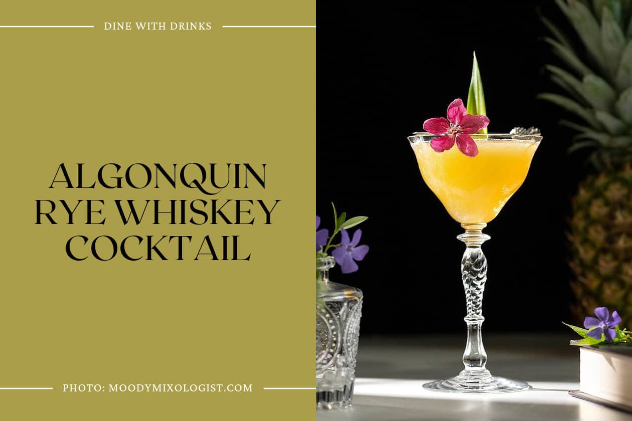 Algonquin Rye Whiskey Cocktail