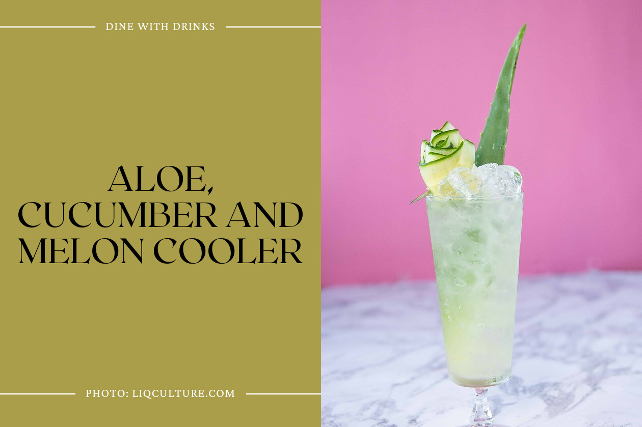 Aloe, Cucumber And Melon Cooler