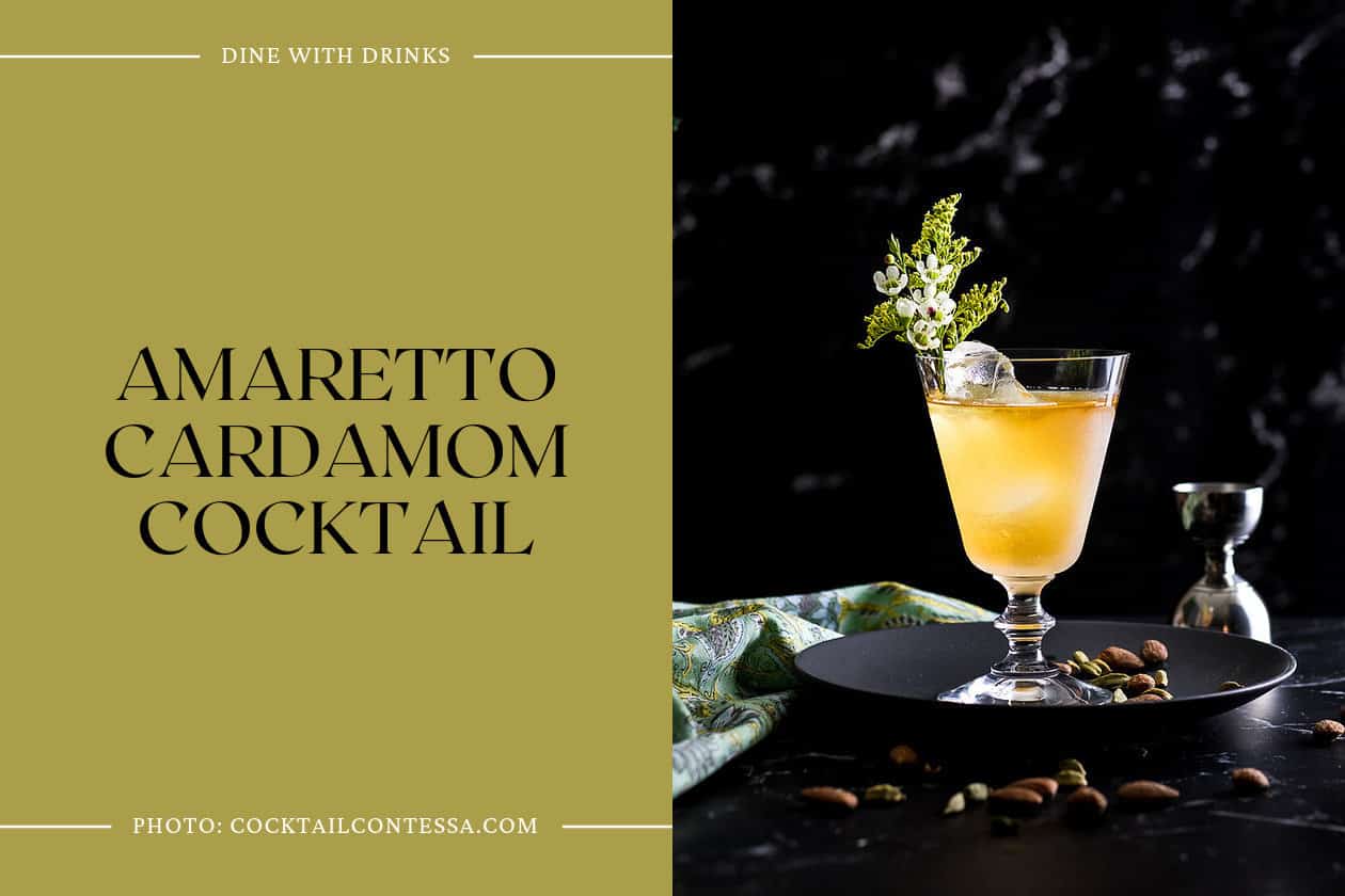 Amaretto Cardamom Cocktail