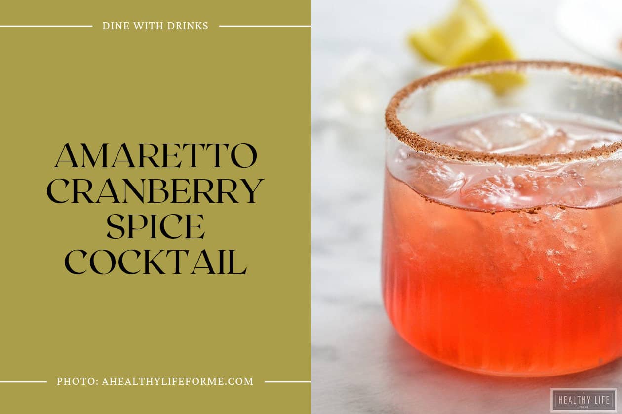Amaretto Cranberry Spice Cocktail