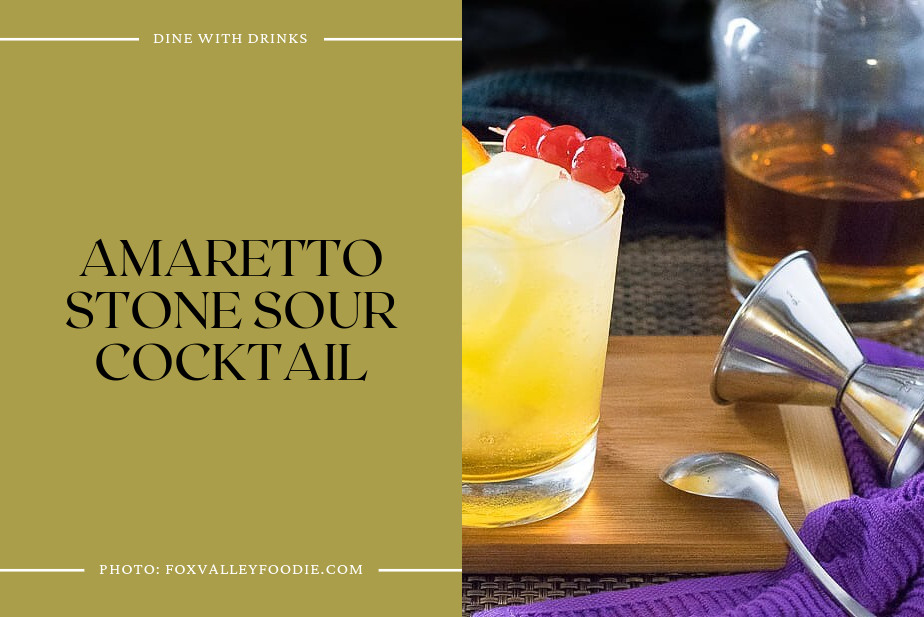 Amaretto Stone Sour Cocktail