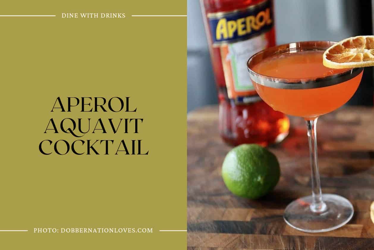 Aperol Aquavit Cocktail