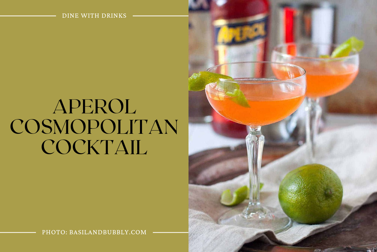 Aperol Cosmopolitan Cocktail