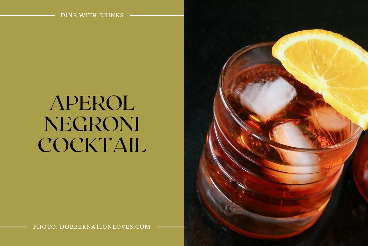 Aperol Negroni Cocktail