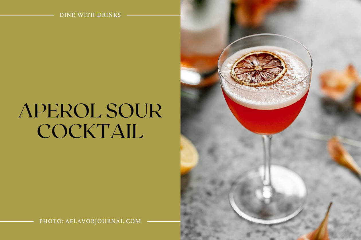 Aperol Sour Cocktail