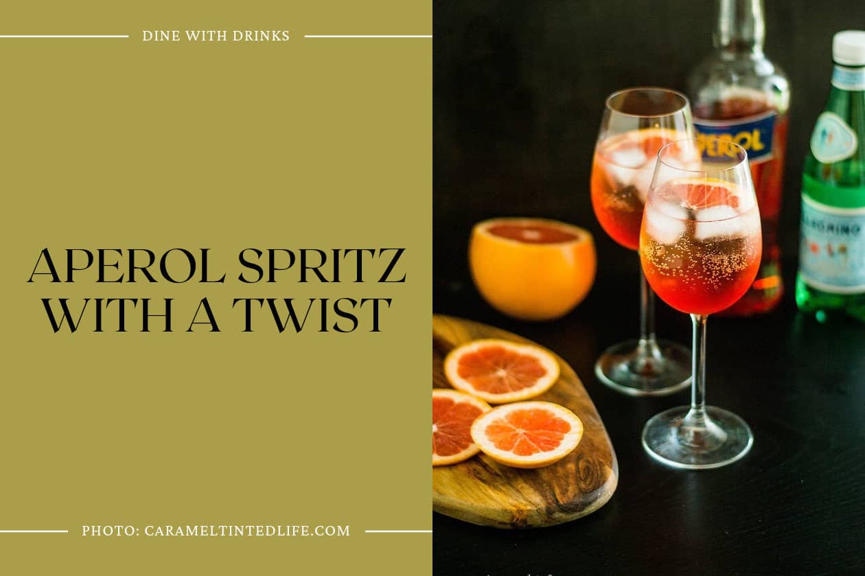 Aperol Spritz With A Twist