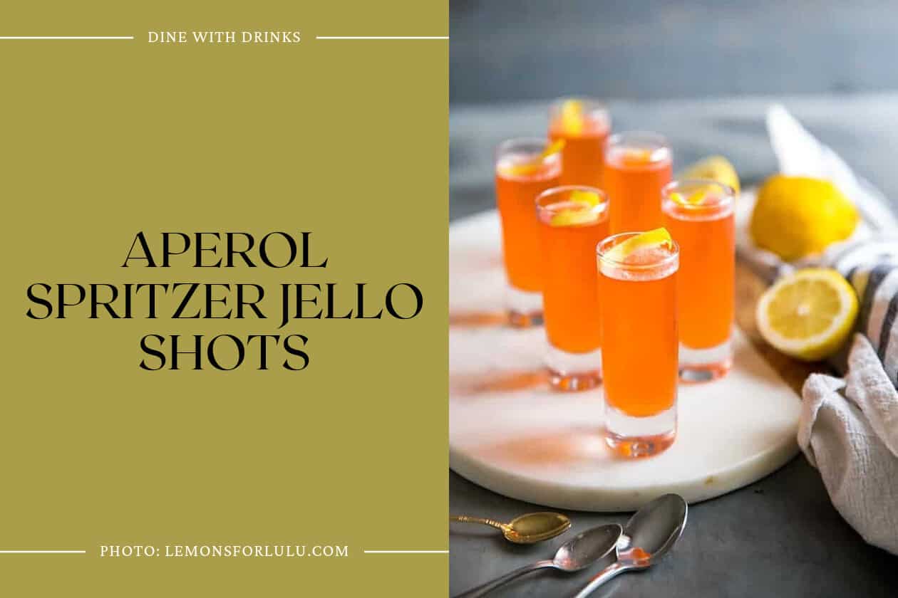 Aperol Spritzer Jello Shots