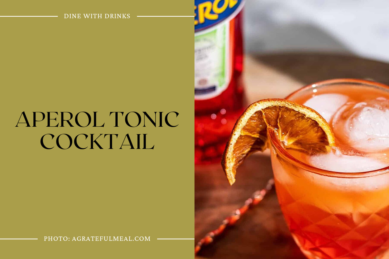 Aperol Tonic Cocktail