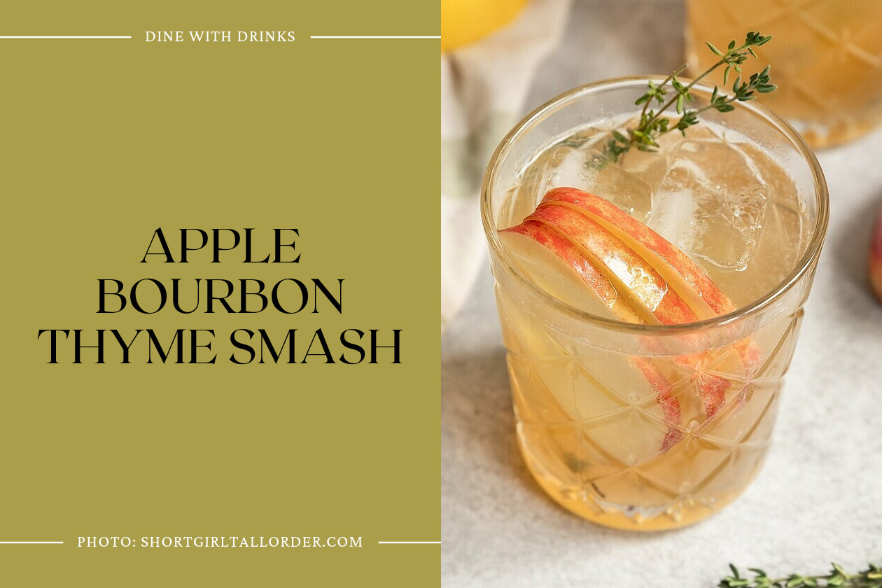 Apple Bourbon Thyme Smash