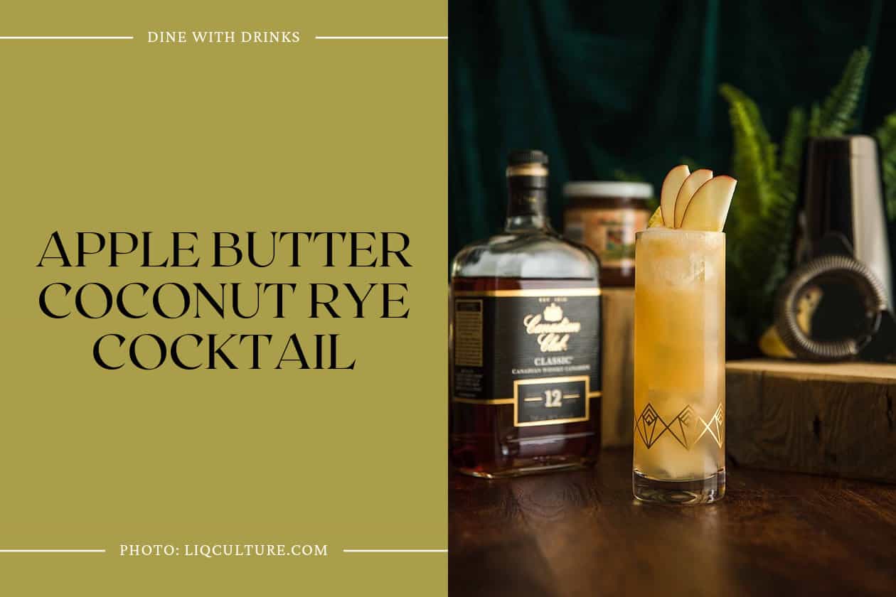 Apple Butter Coconut Rye Cocktail