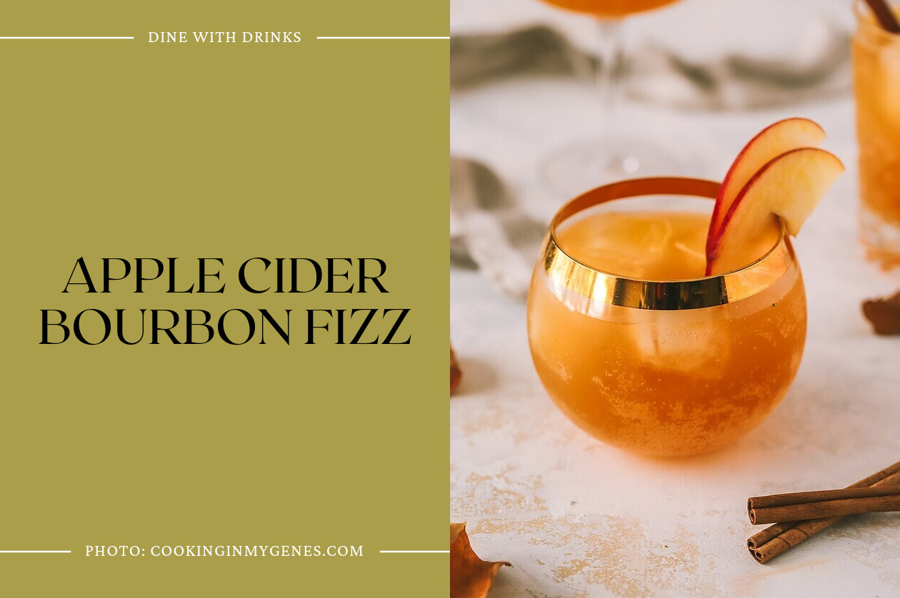 Apple Cider Bourbon Fizz