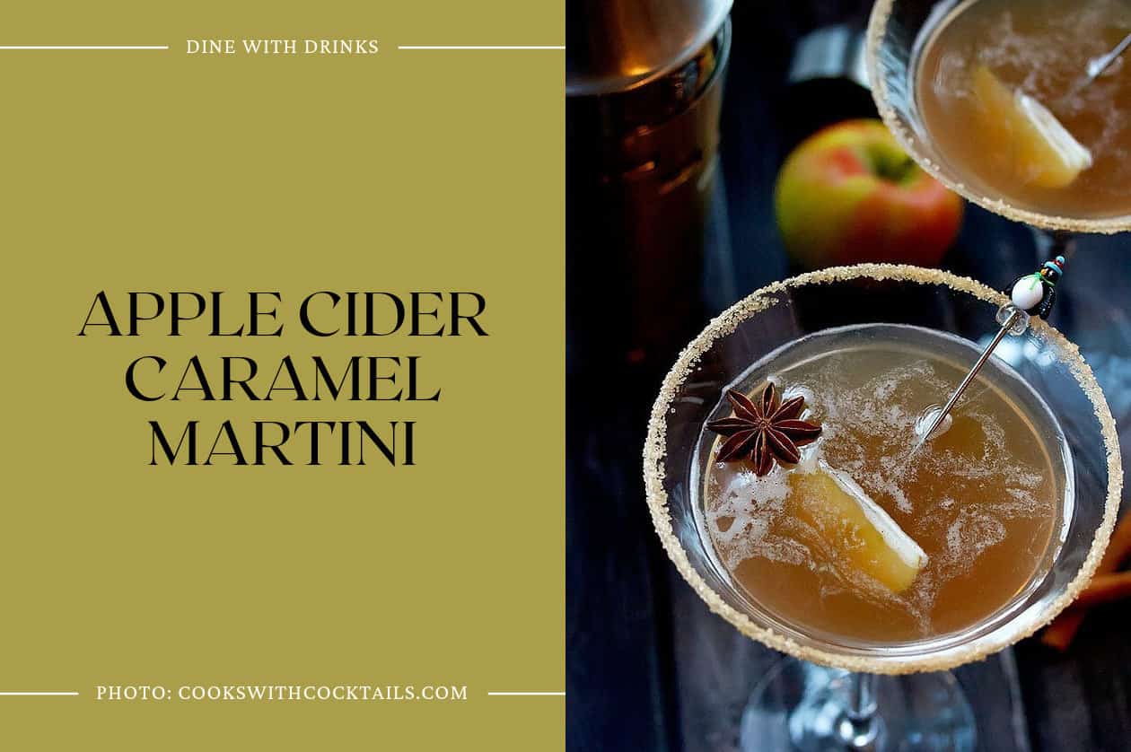 Apple Cider Caramel Martini