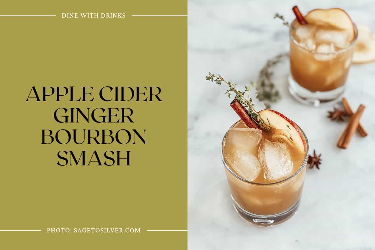 Apple Cider Ginger Bourbon Smash