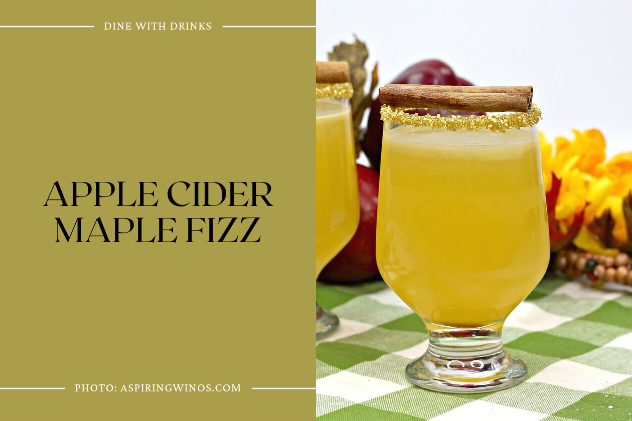 Apple Cider Maple Fizz