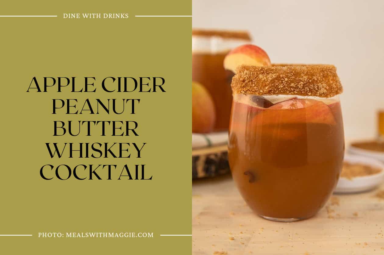 Apple Cider Peanut Butter Whiskey Cocktail