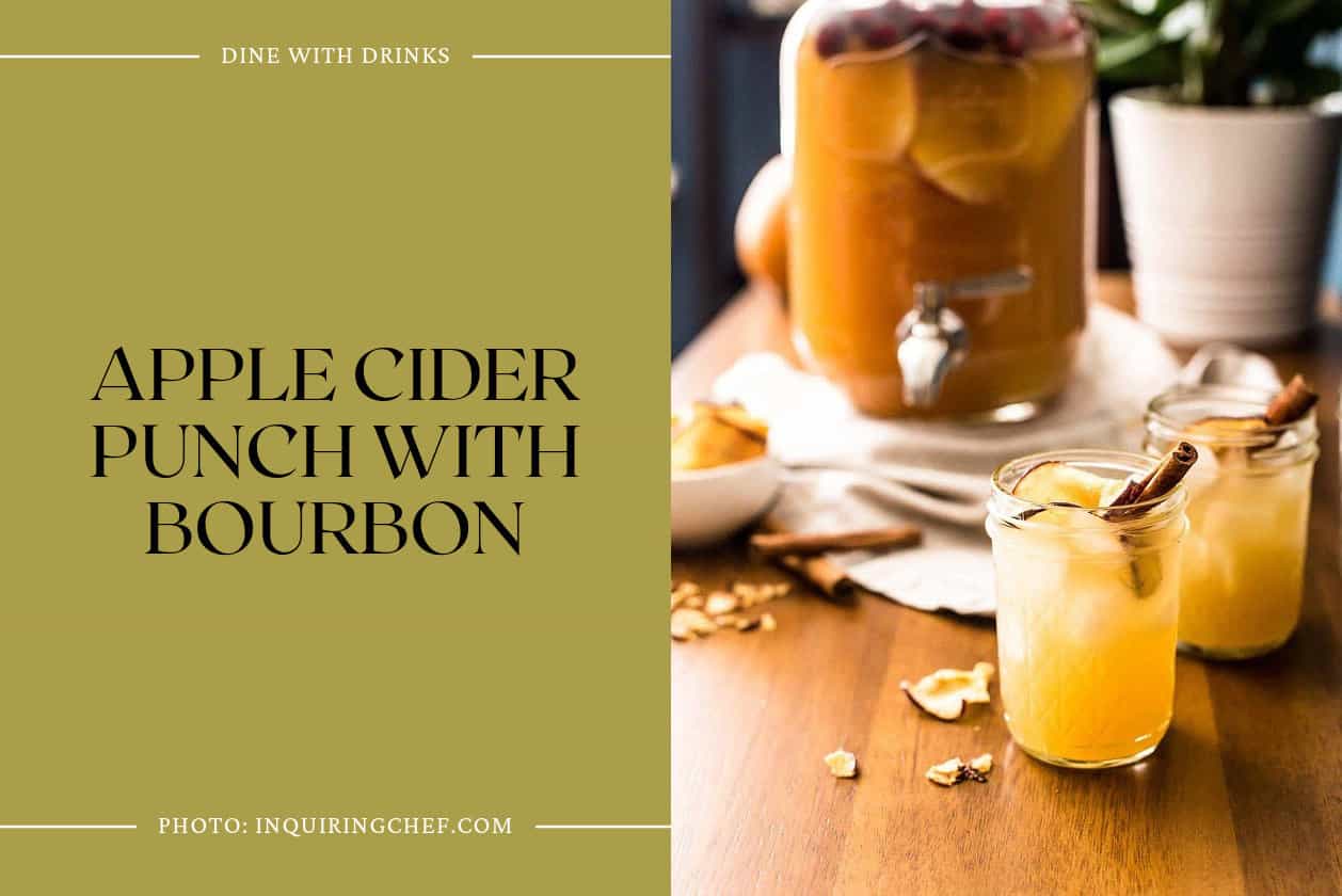 Apple Cider Punch With Bourbon