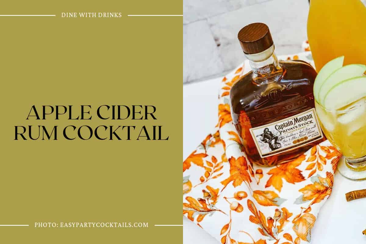 Apple Cider Rum Cocktail
