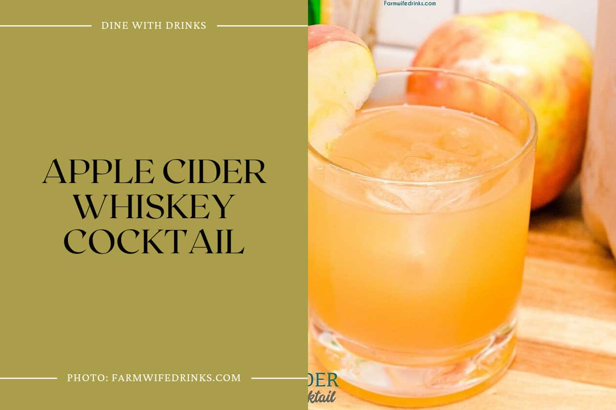 Apple Cider Whiskey Cocktail