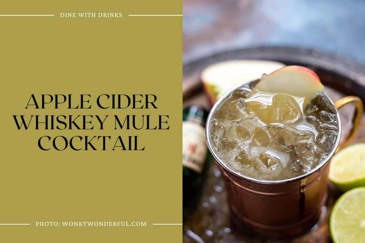 Apple Cider Whiskey Mule Cocktail