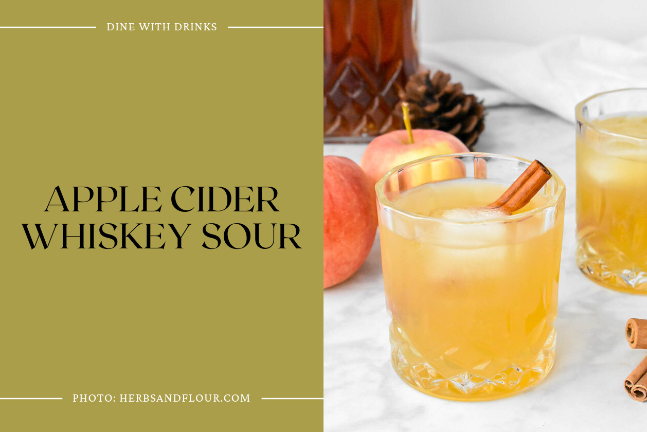 Apple Cider Whiskey Sour