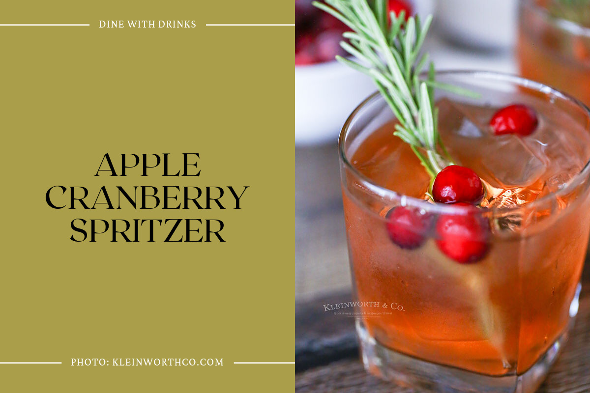 Apple Cranberry Spritzer