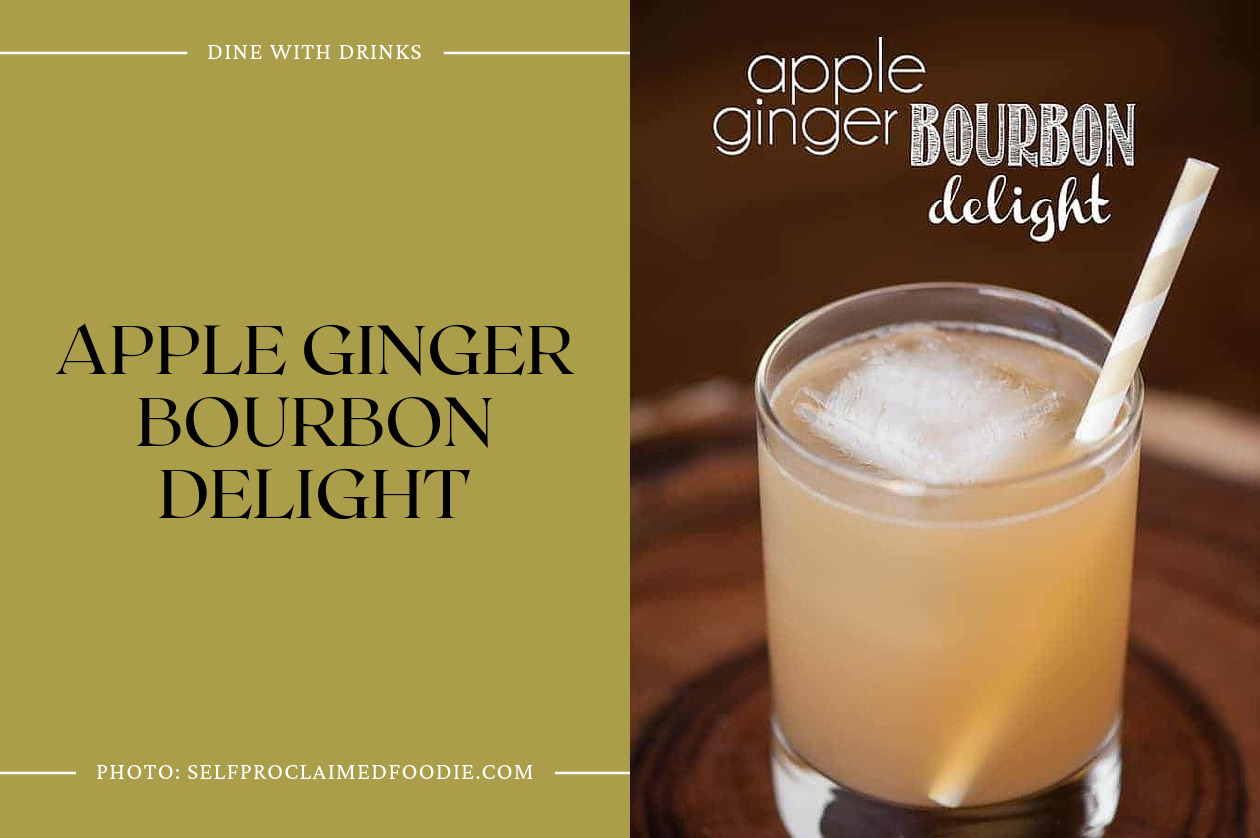 Apple Ginger Bourbon Delight