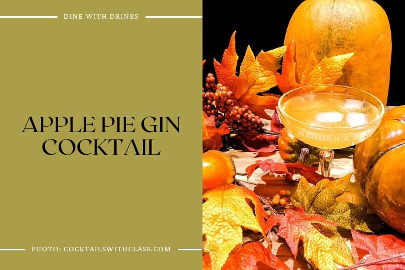 Apple Pie Gin Cocktail