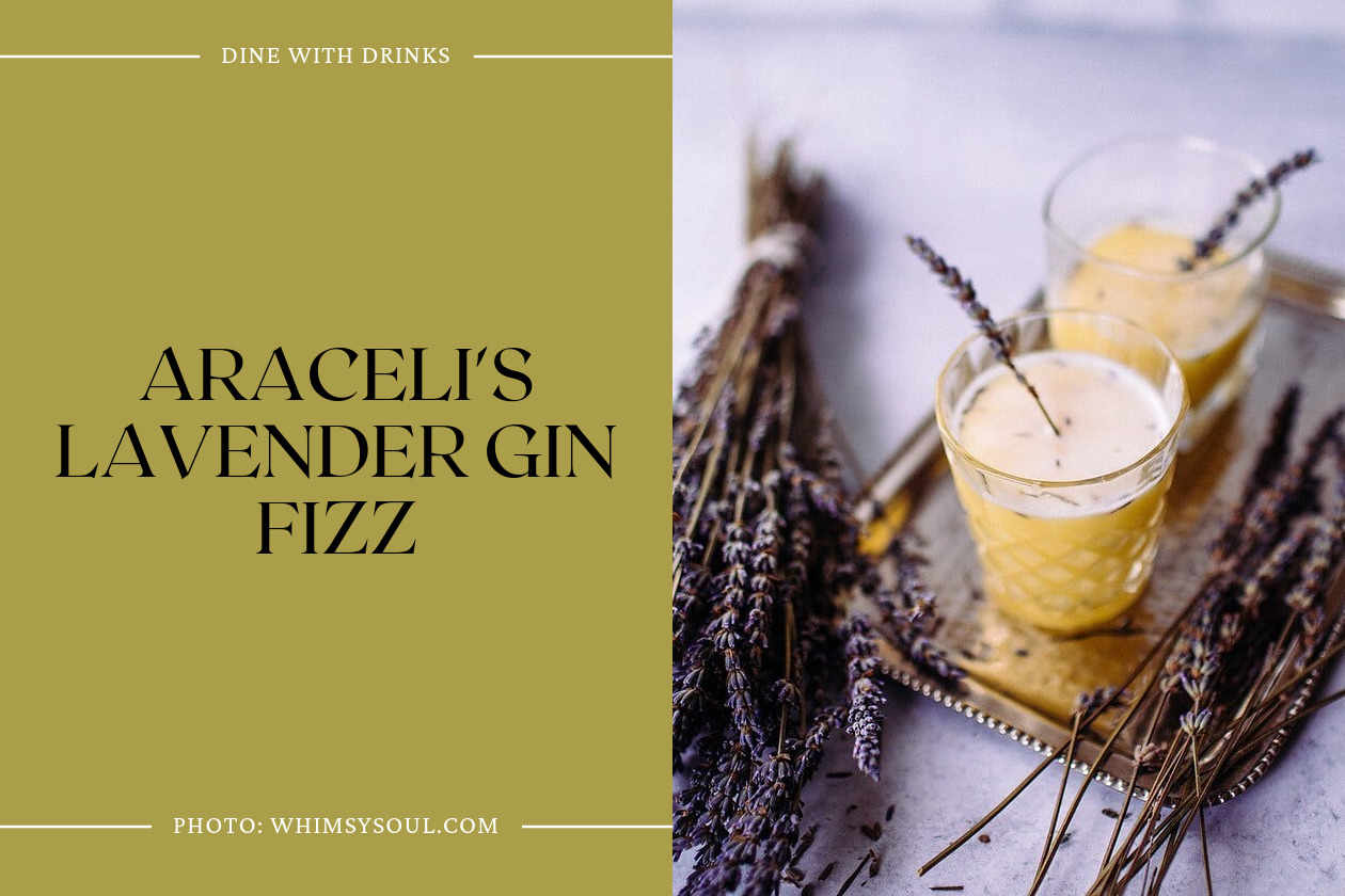 Araceli's Lavender Gin Fizz