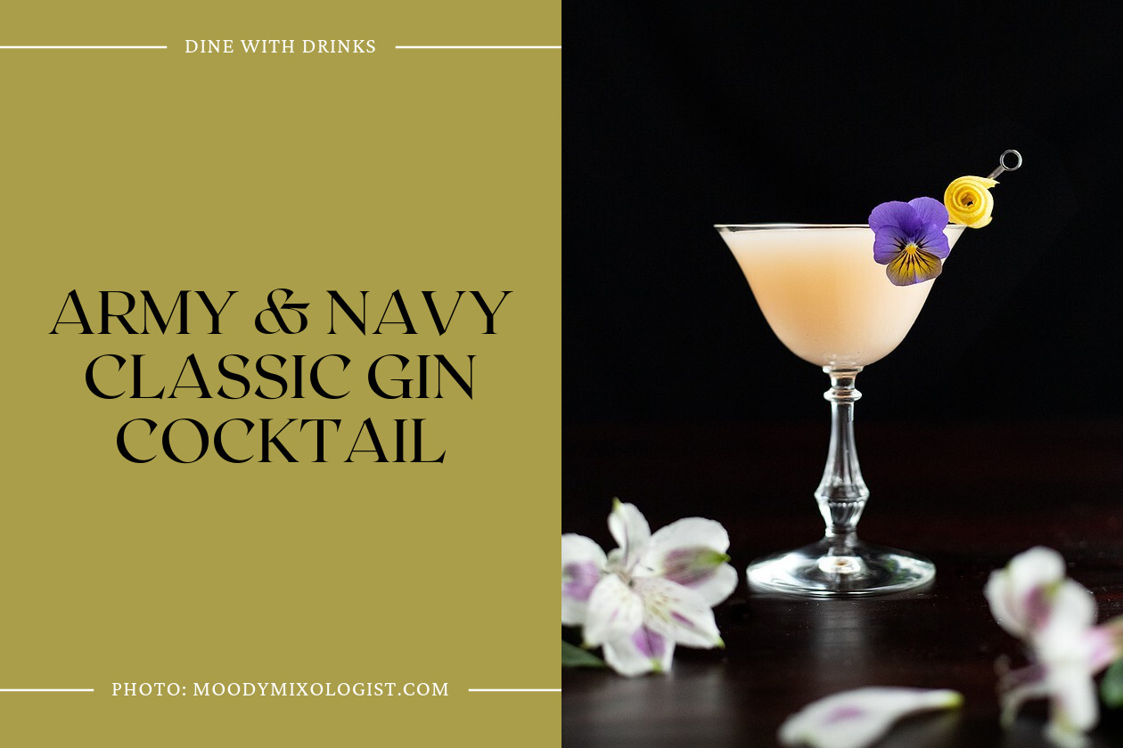 Army &Amp; Navy Classic Gin Cocktail