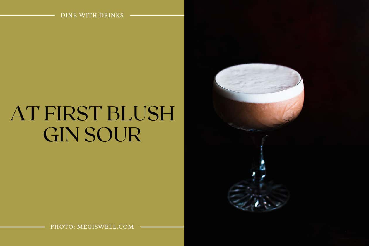 At First Blush Gin Sour