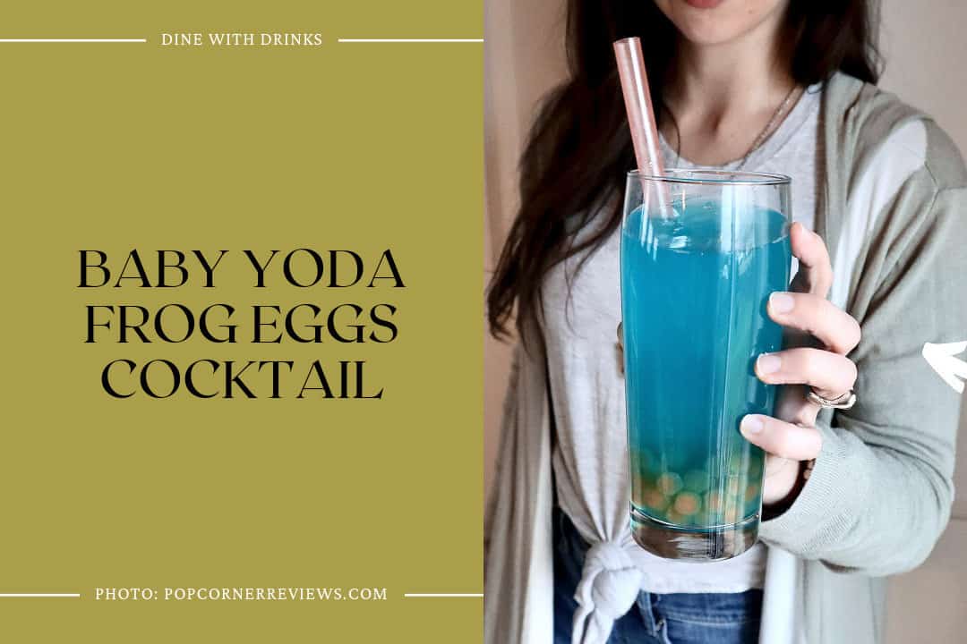 Baby Yoda Frog Eggs Cocktail