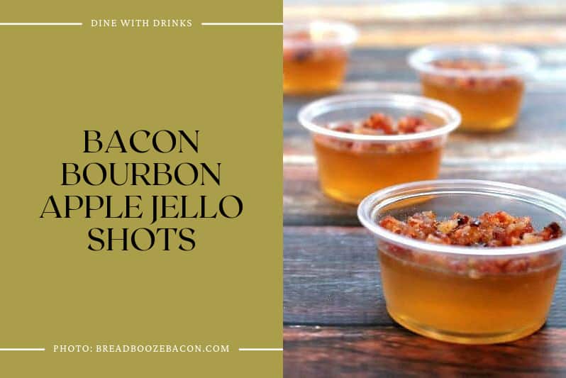 Bacon Bourbon Apple Jello Shots