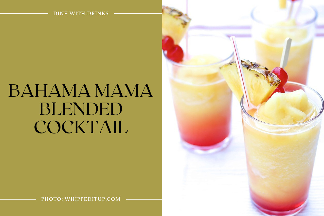 Bahama Mama Blended Cocktail