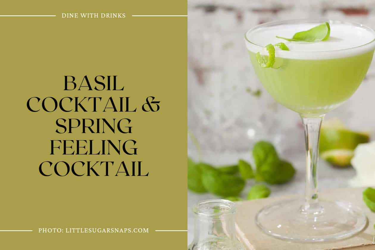 Basil Cocktail & Spring Feeling Cocktail