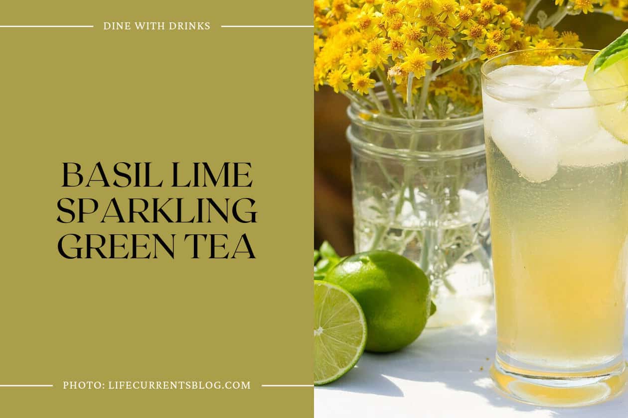 Basil Lime Sparkling Green Tea