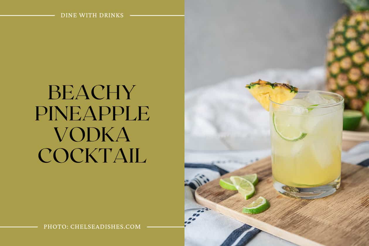 Beachy Pineapple Vodka Cocktail