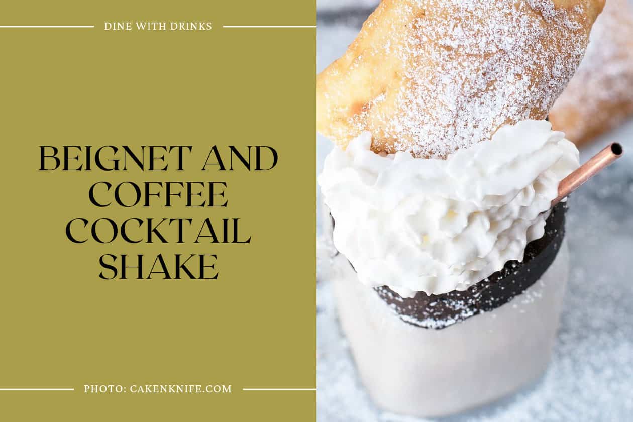 Beignet And Coffee Cocktail Shake