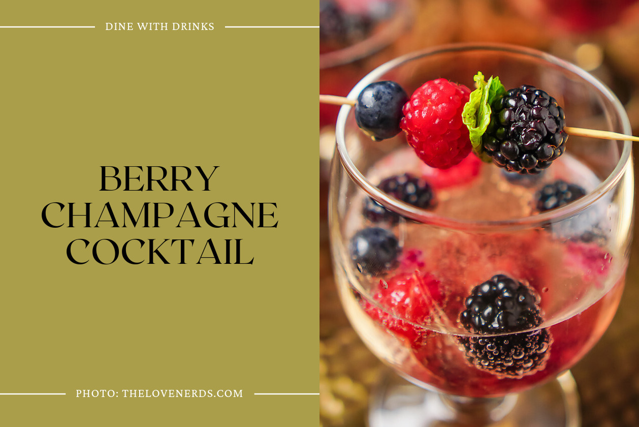 Berry Champagne Cocktail