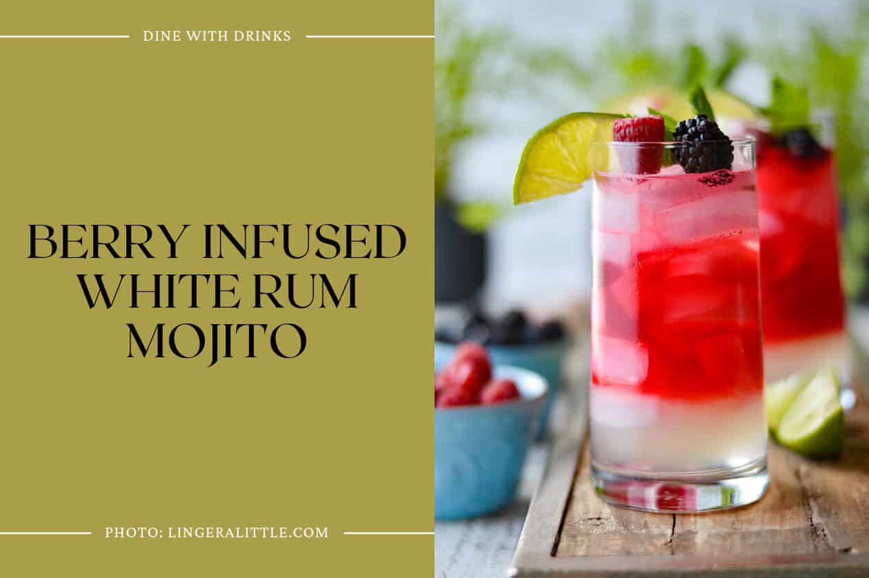 Berry Infused White Rum Mojito